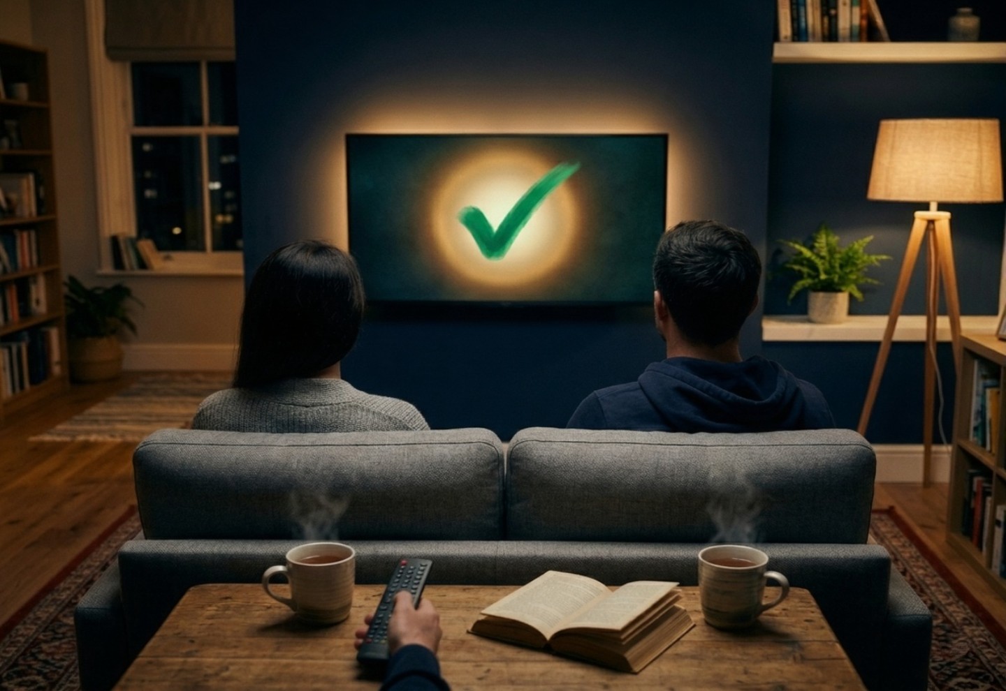 Is IPTV legal in Ireland — relaxed Irish household streaming TV safely on a smart TV with OwlIPTV